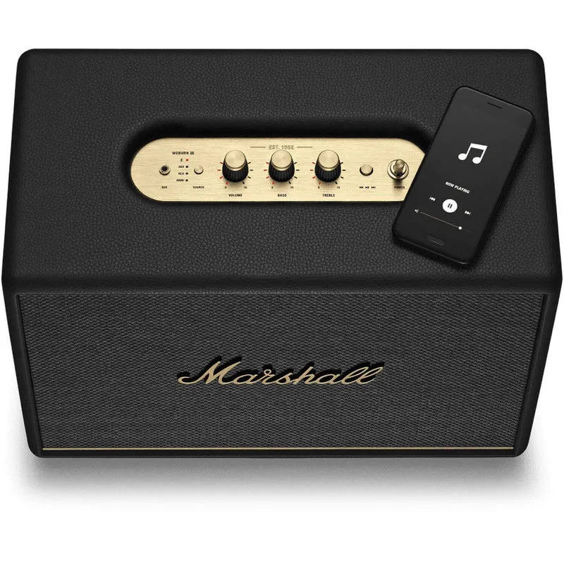 Enceinte portable sans fil Bluetooth, Marshall WOBURN III-BK - Noir