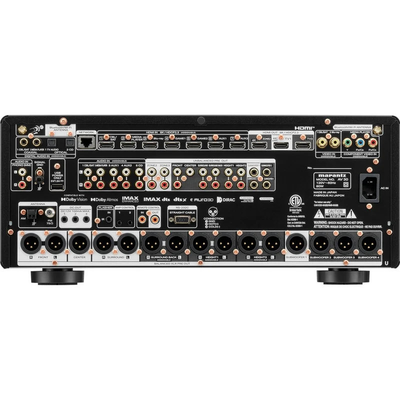 Préamplificateur 11.4 canaux 8K UHD, Marantz AV30