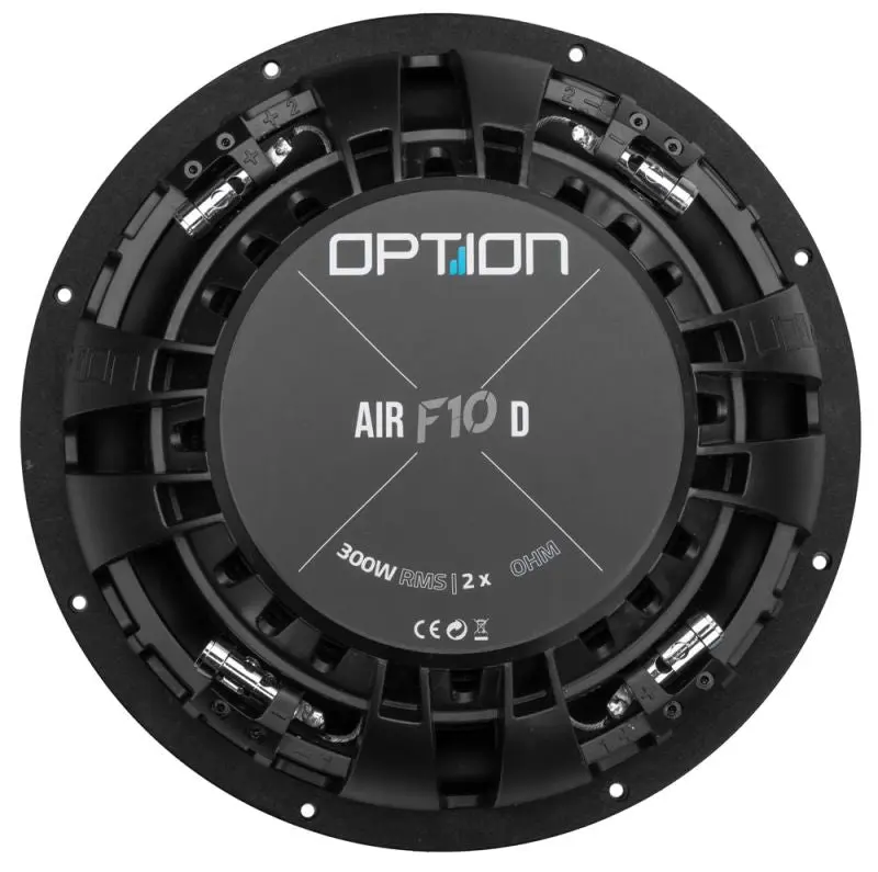 OPTION AIR-F10 D8 – Subwoofer 25 cm 8+8 Ohm