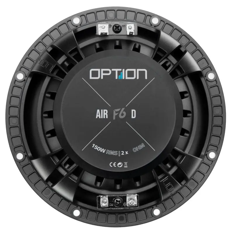 OPTION AIR-F6 D2 – Subwoofer 16 cm ultra-plat pour voiture