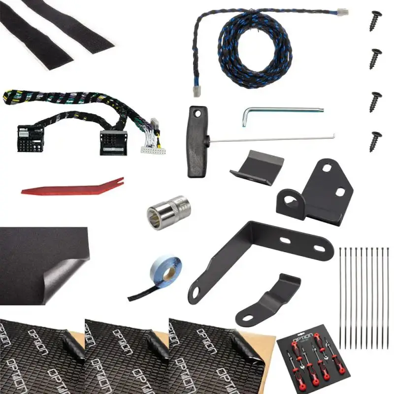 OPTION SET-334 – Système audio DSP V2 avec amplificateur, subwoofer et haut-parleurs avant pour Mercedes Vito W447