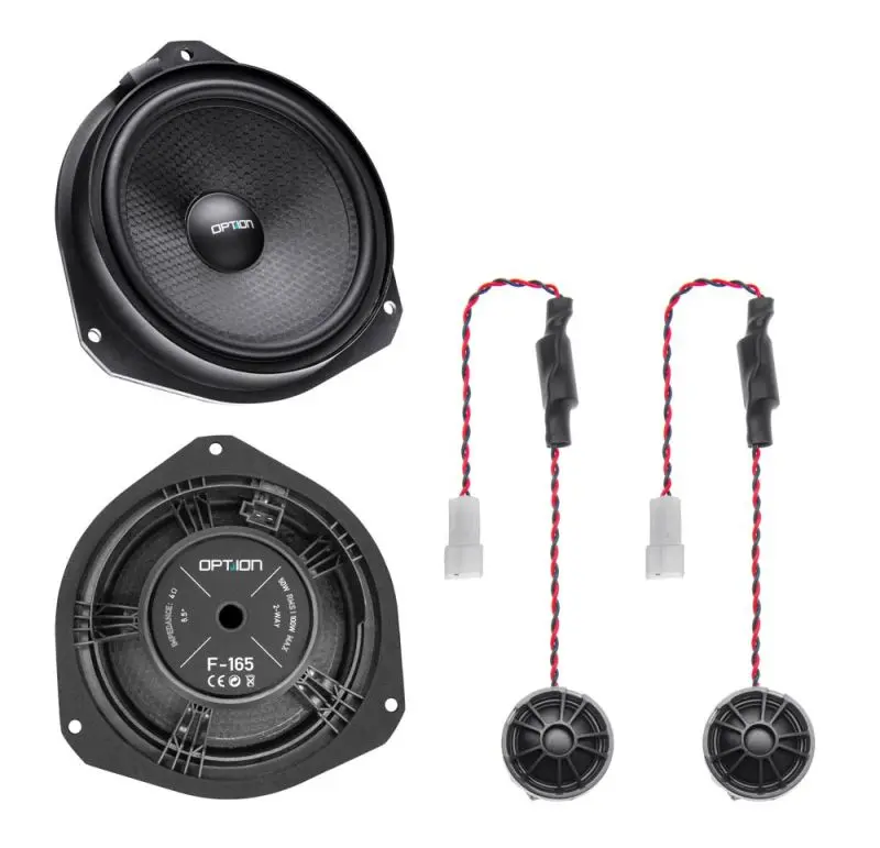 OPTION SET-310 V2 – Soundsystem complet DSP + Subwoofer + Haut-parleurs pour Opel Movano C 10”