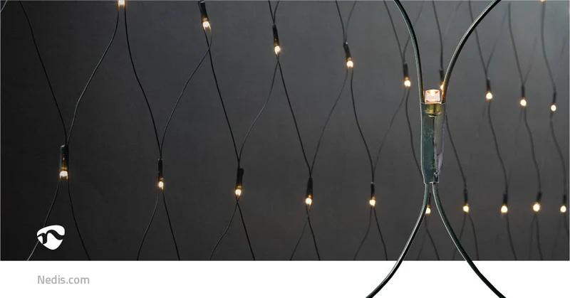 Decoratieve Net Verlichting Warm Wit - 320 LED's - 3 x 1.5 m