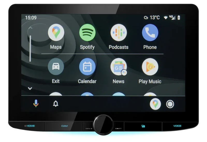 Kenwood DMX9724XDS – Autoradio 1DIN HD 10,1" avec Apple CarPlay, Android Auto et DAB+