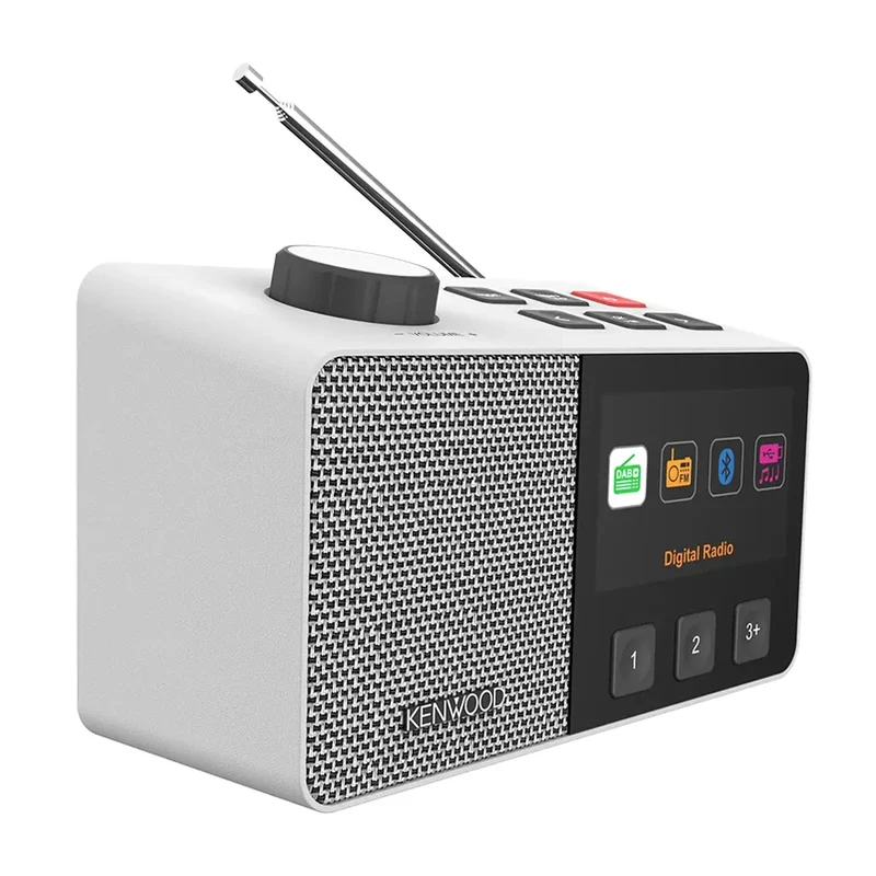 Kenwood CR-M70DAB-W – Radio portable FM/DAB+ Bluetooth 5.3 avec écran couleur 4,3"
