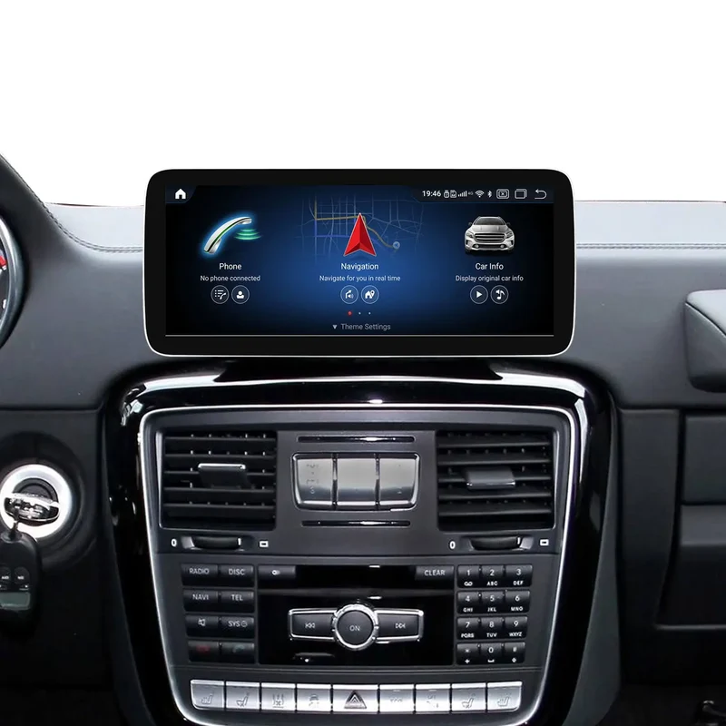JF SOUND JF-032MGO-NTG5.0 – Écran multimédia Android 12” 4G GPS pour Mercedes Classe G (2010–2016)