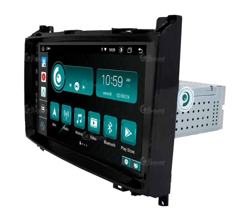JF SOUND JF-039MA-X9C-PRO – Autoradio Android GPS 4G pour Mercedes Classe A W169 / Classe B W245 2004-2012