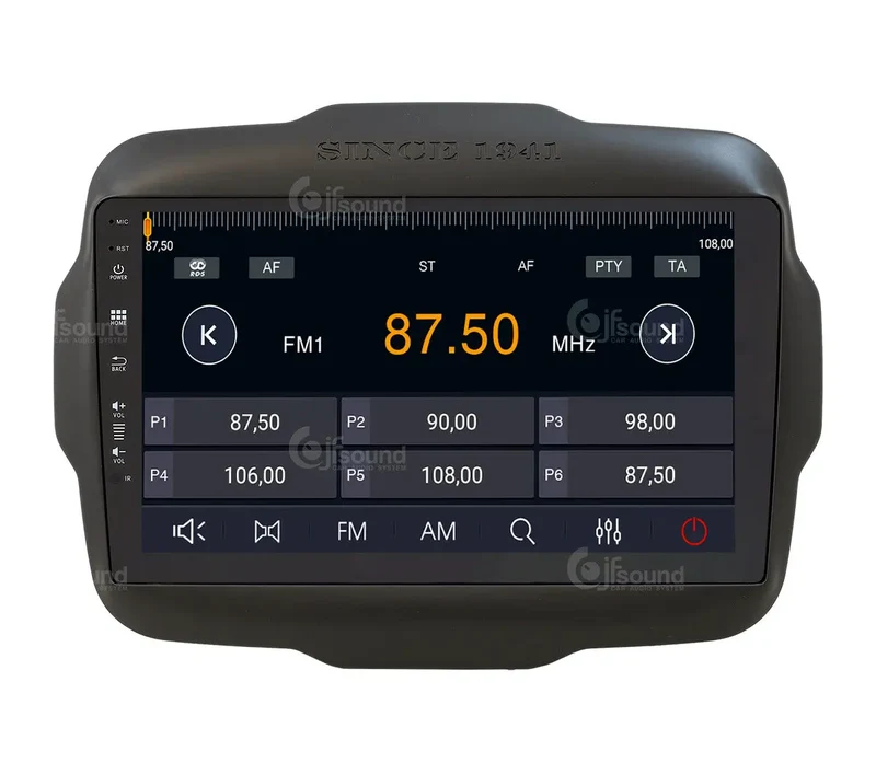 JF SOUND JF-039JR-X9C-PRO – Autoradio Android GPS 4G pour Jeep Renegade 2014