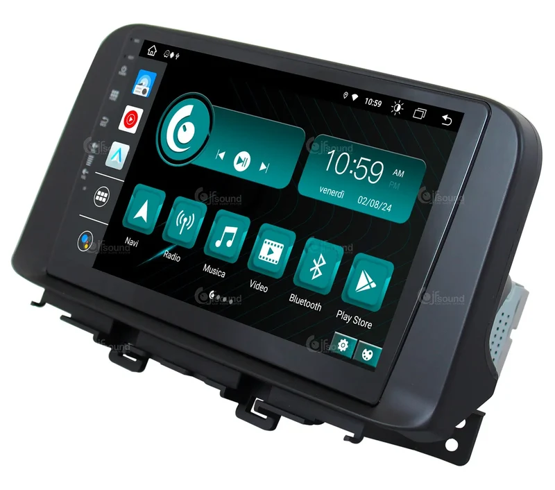 JF SOUND JF-131HK-X9C-PRO – Autoradio Android 10” pour Hyundai Kona (2018–2021)