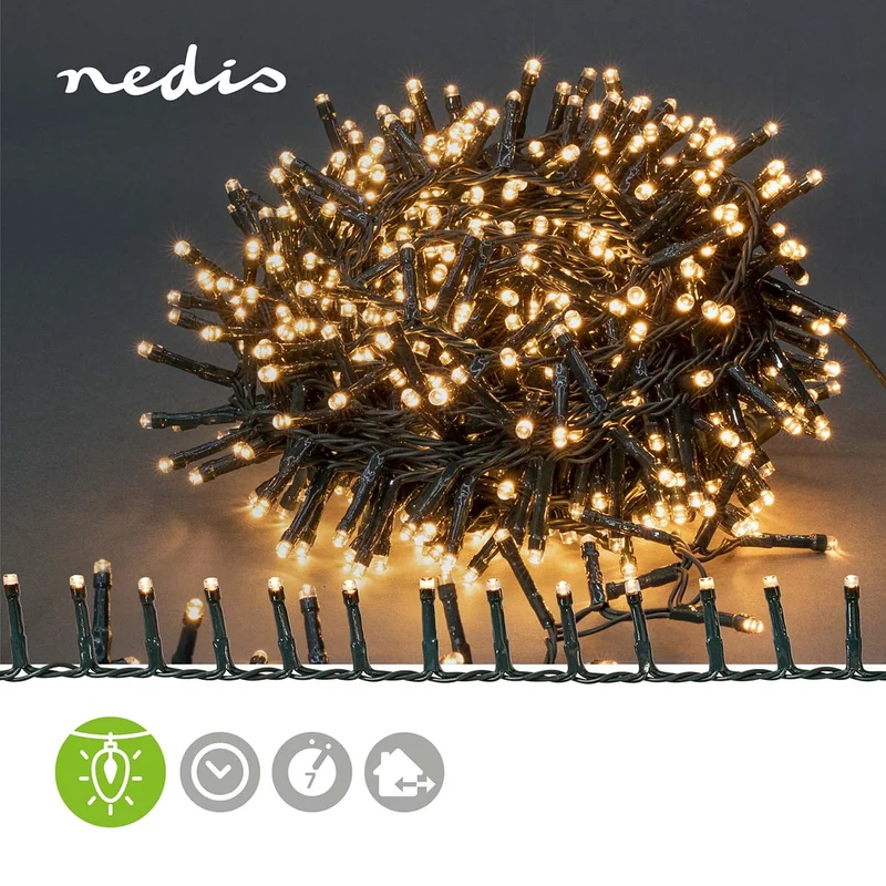 Kerstverlichting Compacte cluster - 700 LED's - Warm Wit