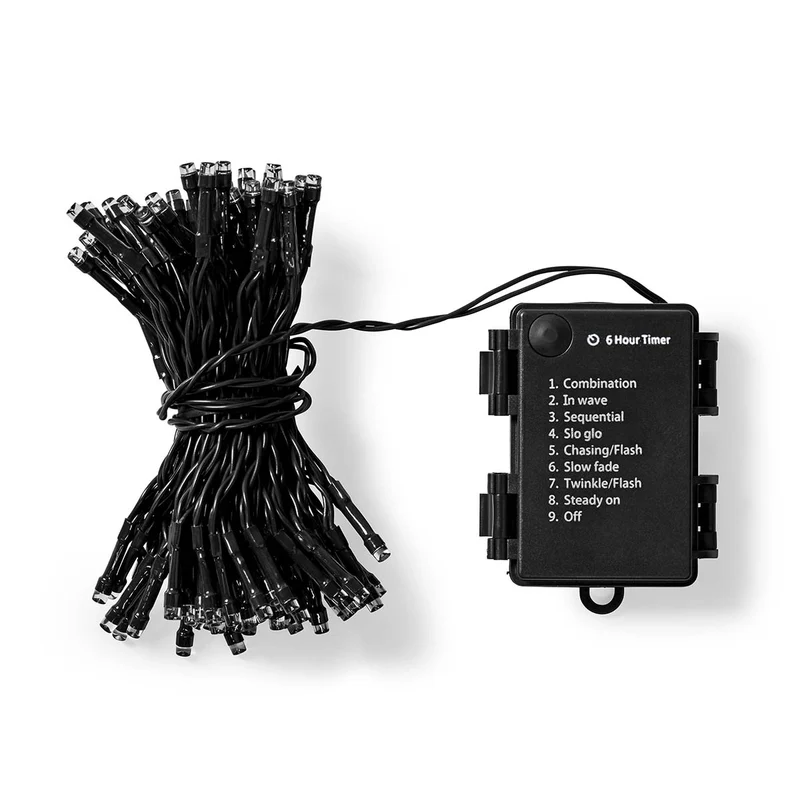 Kerstverlichting Koord - 192 LED's - Warm Wit