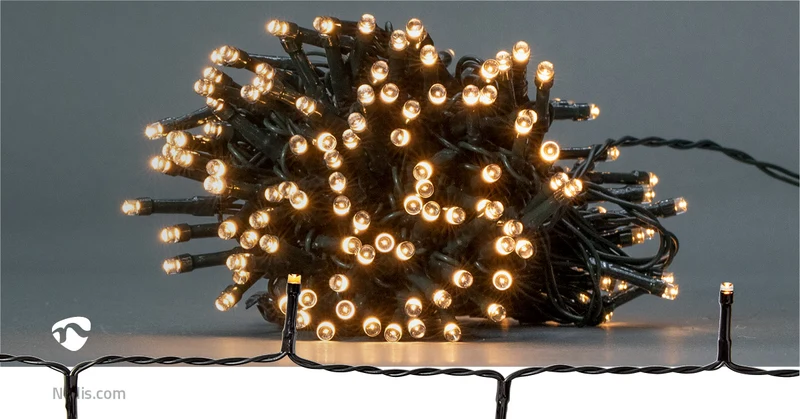 Kerstverlichting Koord - 192 LED's - Warm Wit