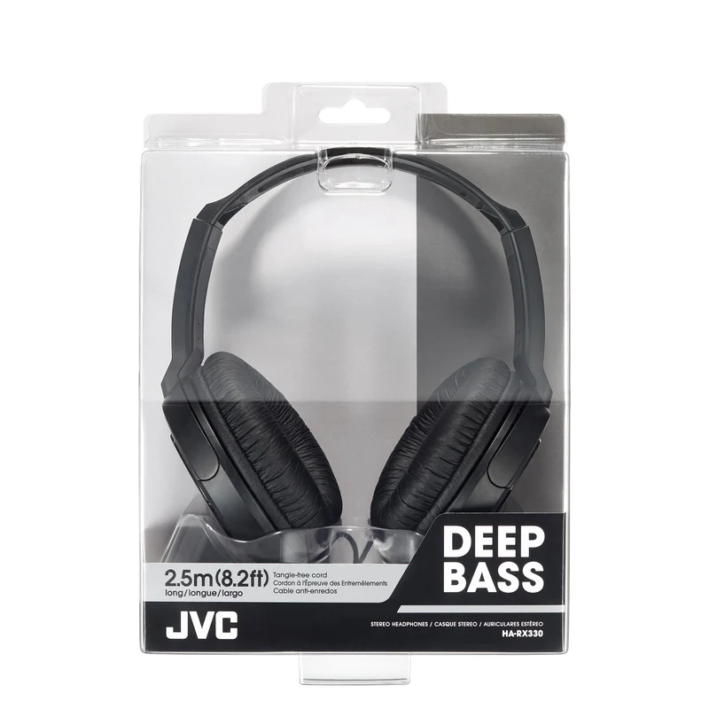 Casque d'écoute Filaire, JVC HA-RX330 - Noir