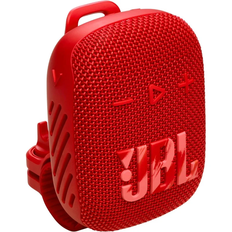 Enceinte Support de Guidon Bluetooth étanche à l'eau, JBL WIND3S - Rouge