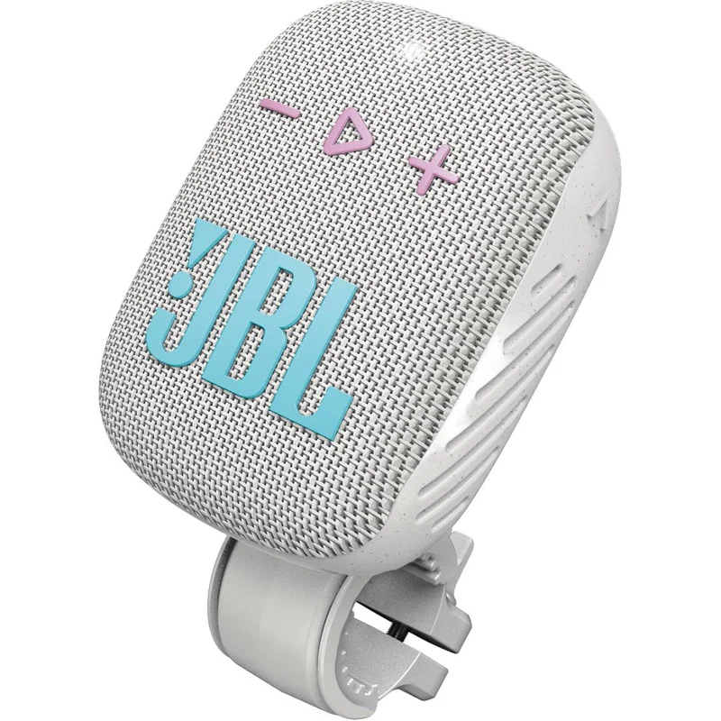 Enceinte Support de Guidon Bluetooth étanche à l'eau, JBL WIND3SS - Gris