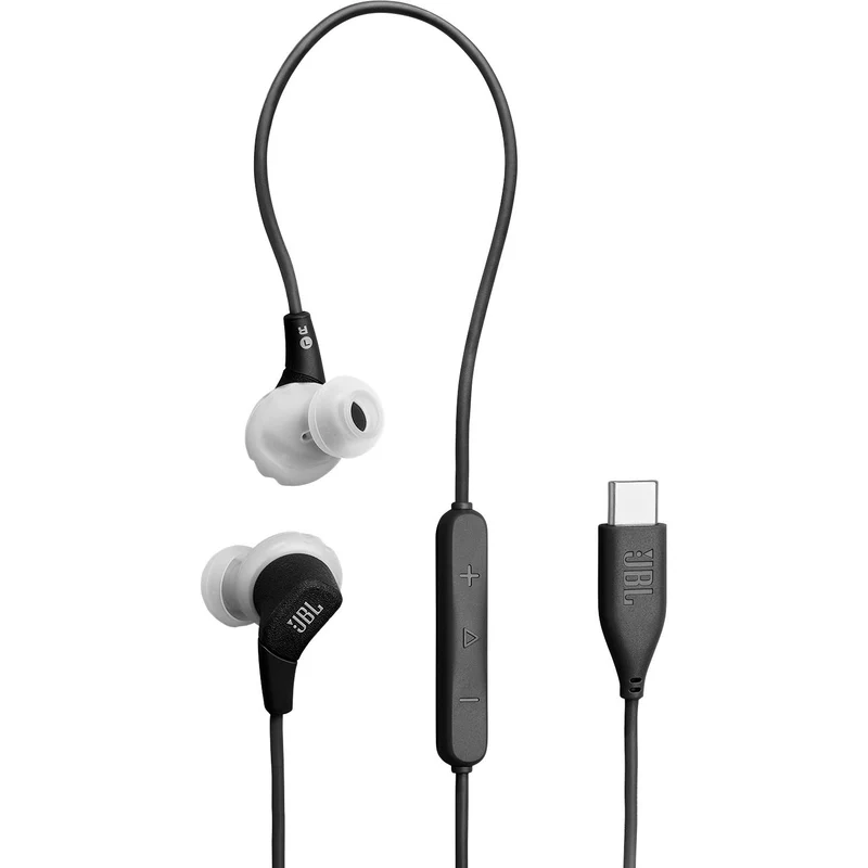 Écouteurs de sport intra-auriculaires,USB-C, JBL Endurance RUN3C - Noir