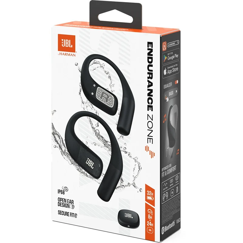 Écouteurs sports boutons vraiment sans fil Bluetooth RENDUZONE-BK - Noir