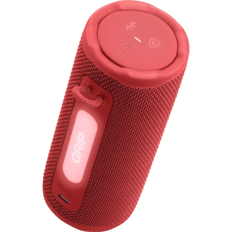 Enceinte portable sans fil Bluetooth étanche à l'eau, GRIP - Rouge