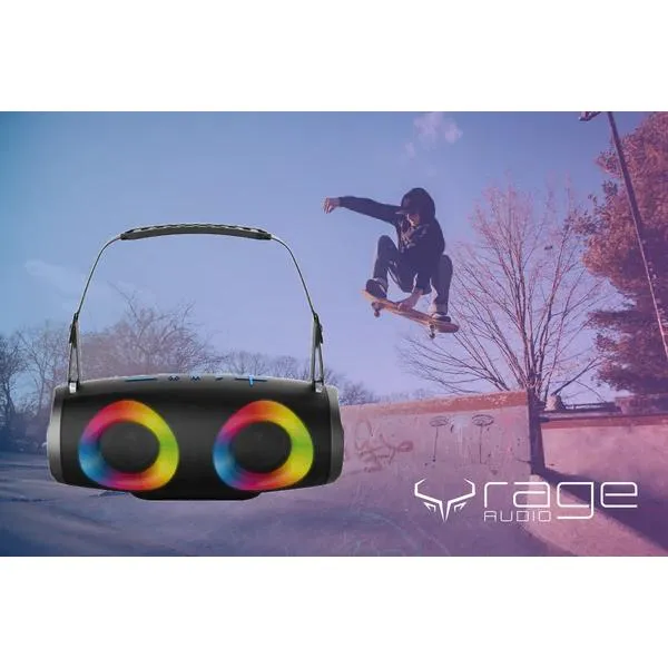 Enceinte portable sans fil Bluetooth, RAGE BTS3873