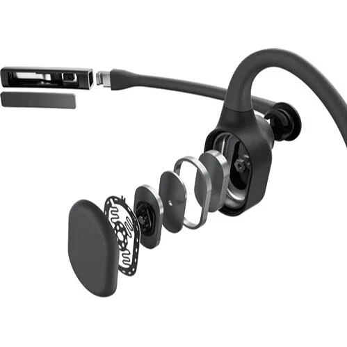 Casque Stéreo BT à conduction osseuse avec Microphone Perche Antibruit Opencom2, Shokz C120AC-BK