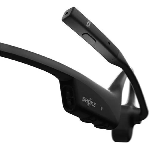 Casque Stéreo BT à conduction osseuse avec Microphone Perche Antibruit Opencom2, Shokz C120AC-BK
