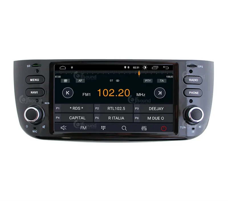 JF SOUND JF-132FL-X7C-PRO – Autoradio Android pour Fiat Punto Evo (2009-2018)