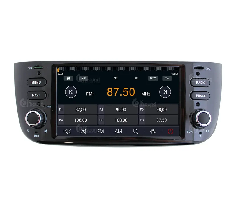 JF SOUND JF-132FL-X9C-PRO – Autoradio Android 4G avec DSP et caméra pour Fiat Punto Evo (2009 à 2018) – Écran 6,2”
