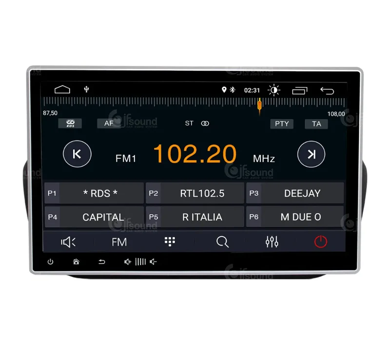JF SOUND JF-011-X7C-FF-PRO – Autoradio Android avec DSP pour Fiat Fiorino (depuis 2007)
