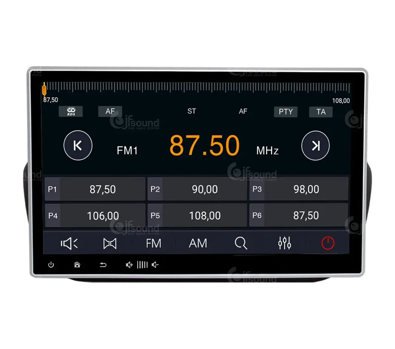 JF SOUND JF-011-X9C-FF-PRO – Autoradio Android 4G avec DSP et caméra de recul pour Fiat Fiorino (depuis 2007)