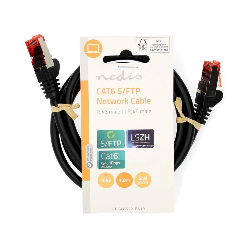CAT6 Netwerkkabel RJ45 Male - RJ45 Male - S/FTP