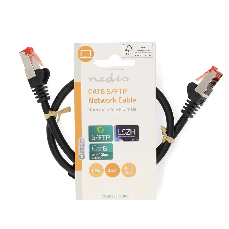 CAT6 Netwerkkabel RJ45 Male - RJ45 Male - S/FTP