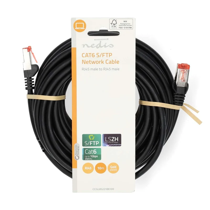 CAT6 Netwerkkabel RJ45 Male - RJ45 Male - S/FTP