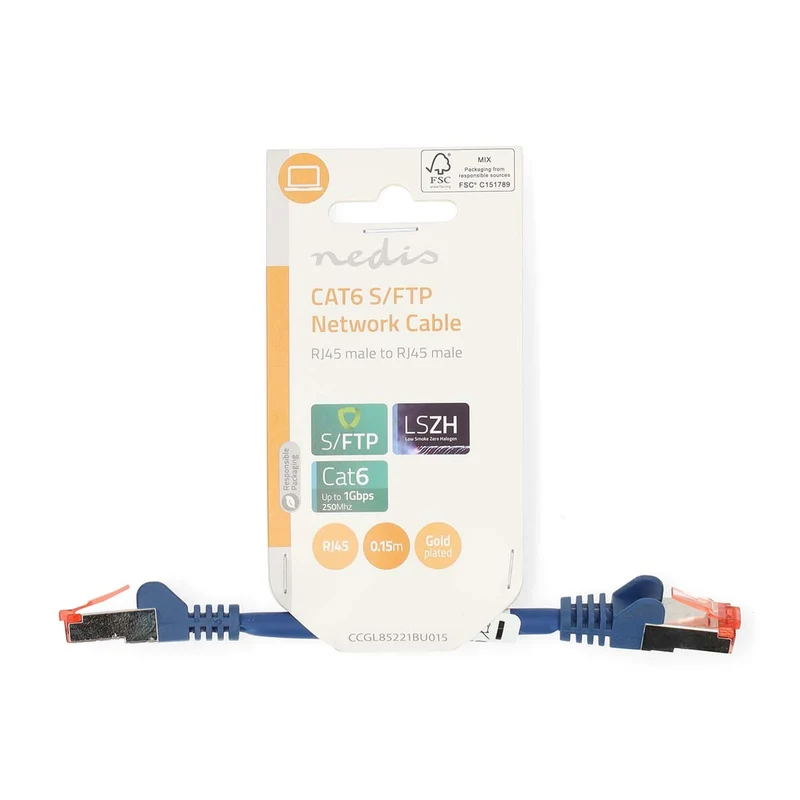 CAT6 Netwerkkabel RJ45 Male - RJ45 Male - S/FTP