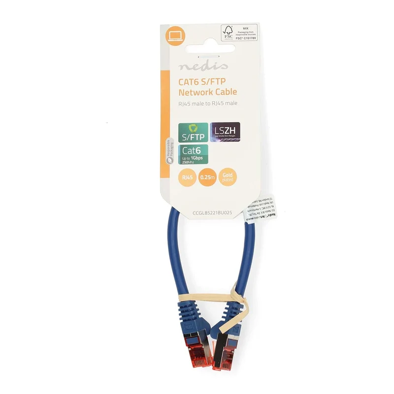 CAT6 Netwerkkabel RJ45 Male - RJ45 Male - S/FTP