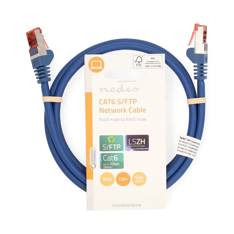 CAT6 Netwerkkabel RJ45 Male - RJ45 Male - S/FTP