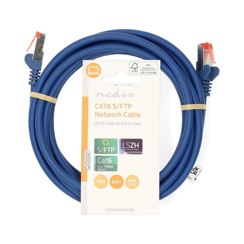 CAT6 Netwerkkabel RJ45 Male - RJ45 Male - S/FTP