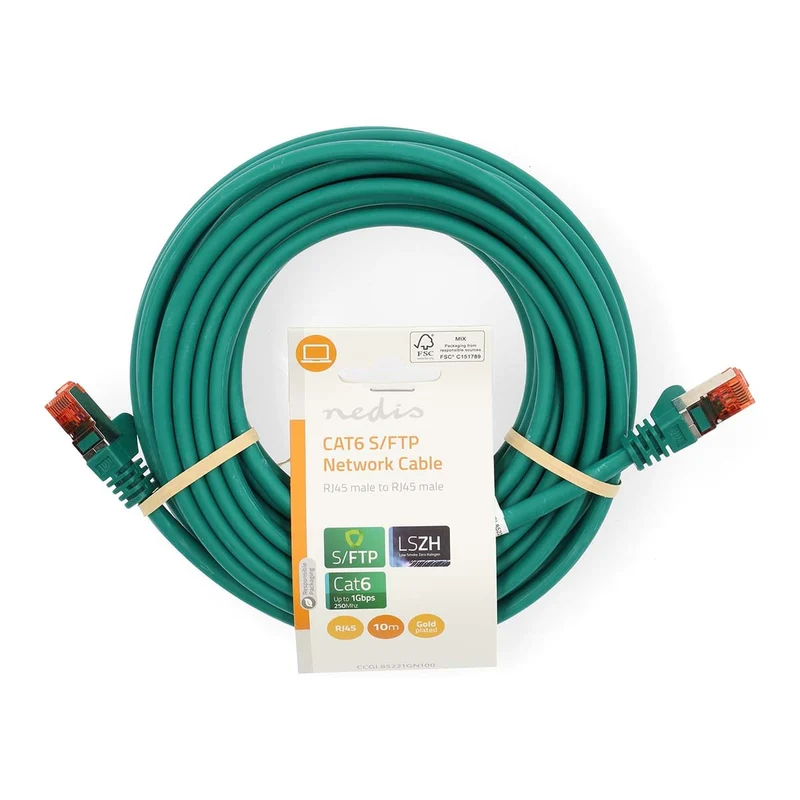 CAT6 Netwerkkabel RJ45 Male - RJ45 Male - S/FTP