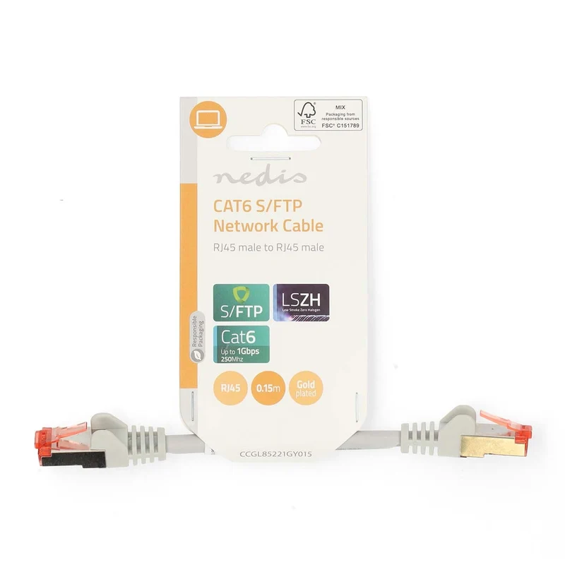 CAT6 Netwerkkabel RJ45 Male - RJ45 Male - S/FTP