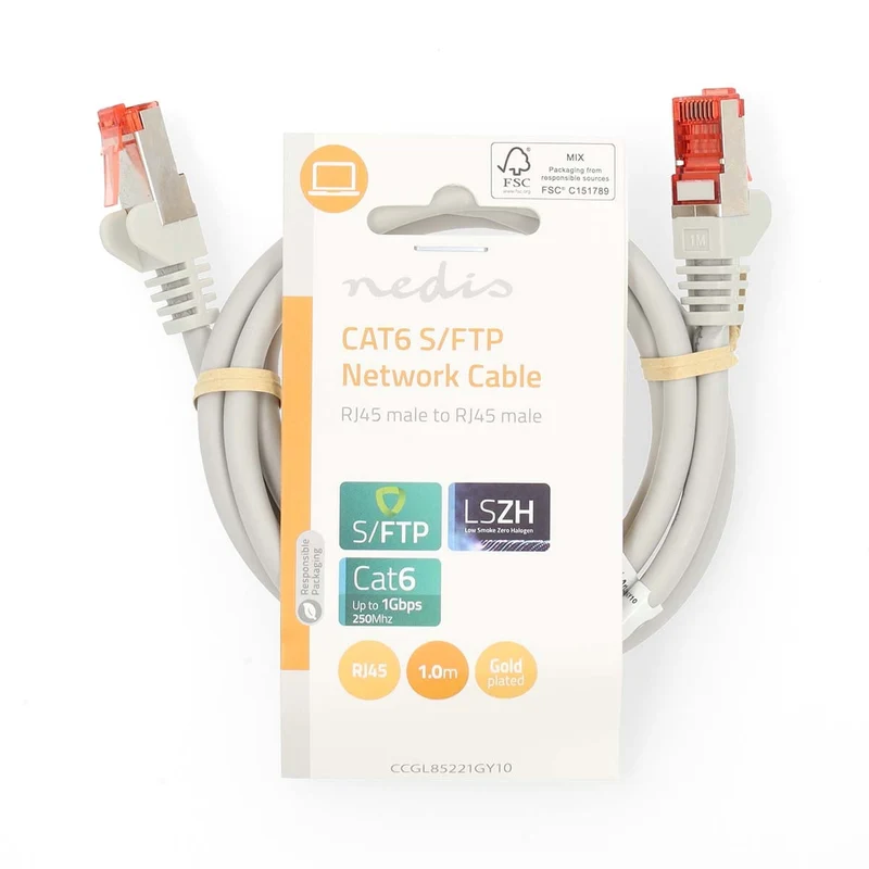 CAT6 Netwerkkabel RJ45 Male - RJ45 Male - S/FTP