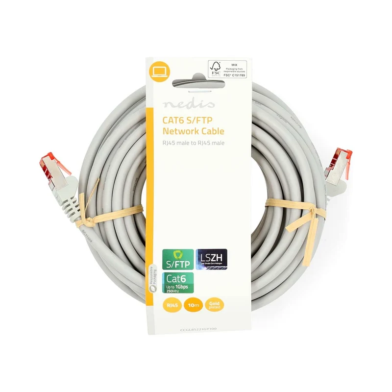 CAT6 Netwerkkabel RJ45 Male - RJ45 Male - S/FTP