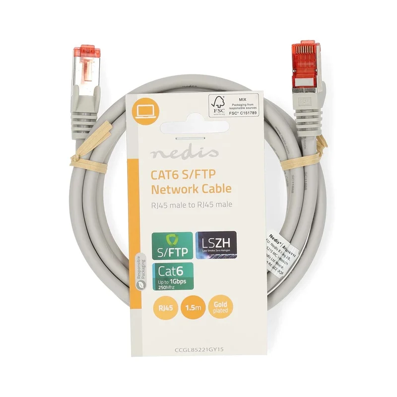 CAT6 Netwerkkabel RJ45 Male - RJ45 Male - S/FTP