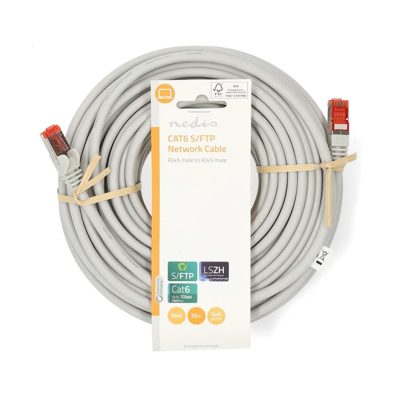 CAT6 Netwerkkabel RJ45 Male - RJ45 Male - S/FTP