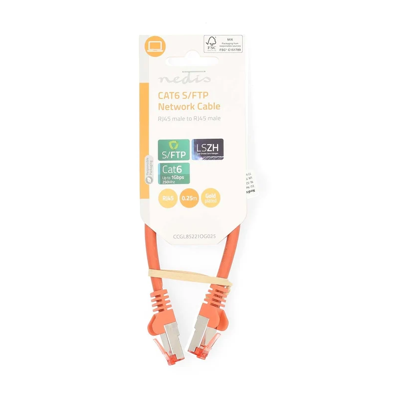 CAT6 Netwerkkabel RJ45 Male - RJ45 Male - S/FTP