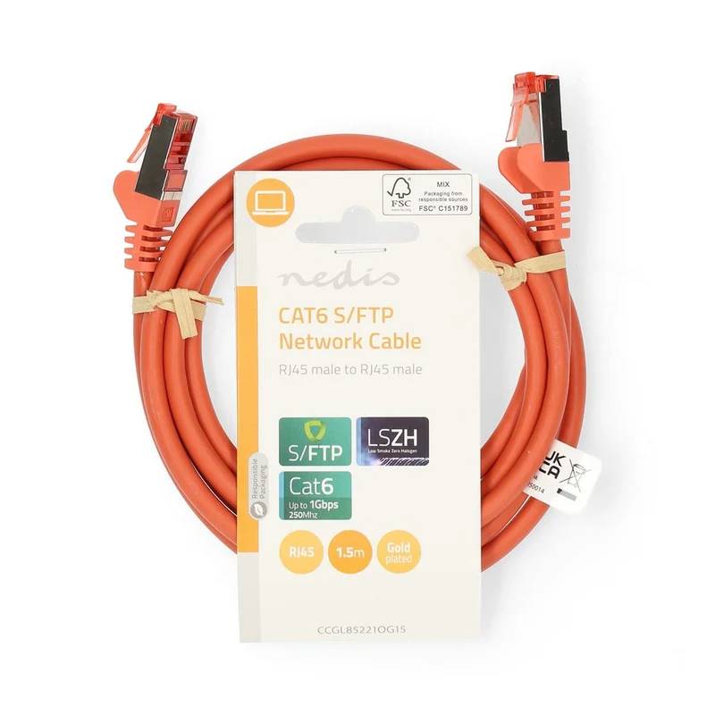 CAT6 Netwerkkabel RJ45 Male - RJ45 Male - S/FTP