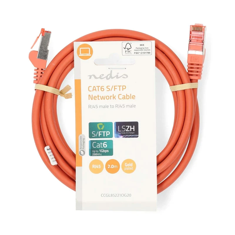 CAT6 Netwerkkabel RJ45 Male - RJ45 Male - S/FTP