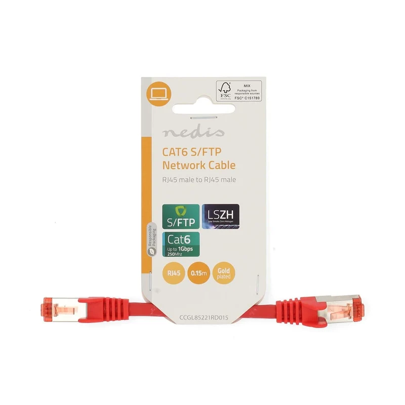 CAT6 Netwerkkabel RJ45 Male - RJ45 Male - S/FTP