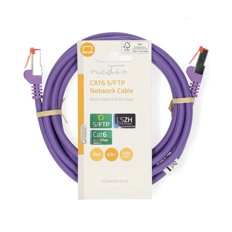 CAT6 Netwerkkabel RJ45 Male - RJ45 Male - S/FTP