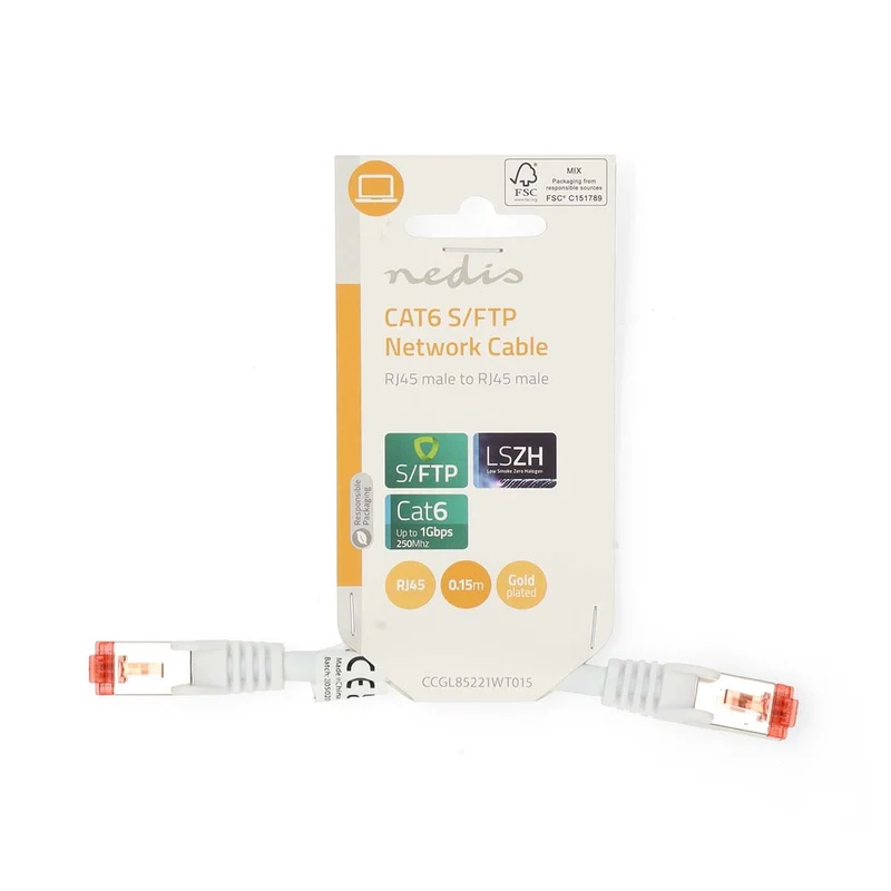CAT6 Netwerkkabel RJ45 Male - RJ45 Male - S/FTP
