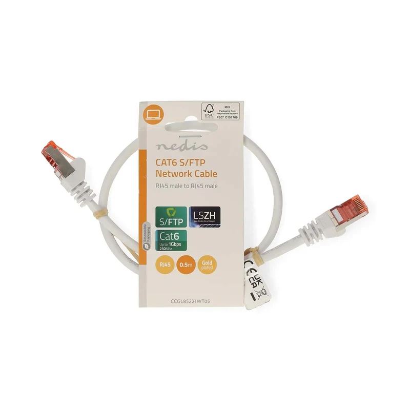 CAT6 Netwerkkabel RJ45 Male - RJ45 Male - S/FTP