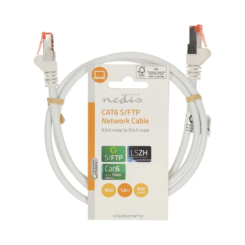 CAT6 Netwerkkabel RJ45 Male - RJ45 Male - S/FTP